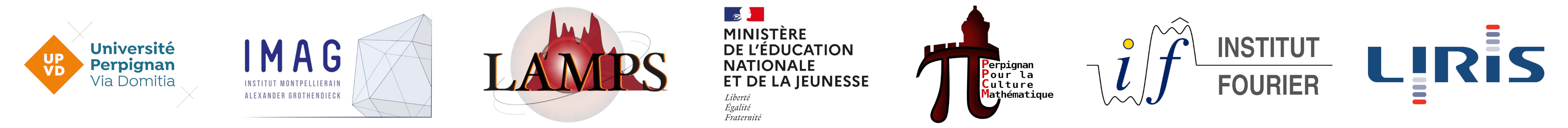Semaine des Maths Bandeau Logos Organisateurs